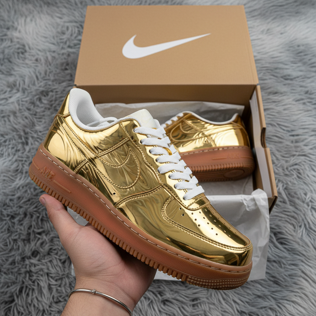 AF1 Metallic Gold