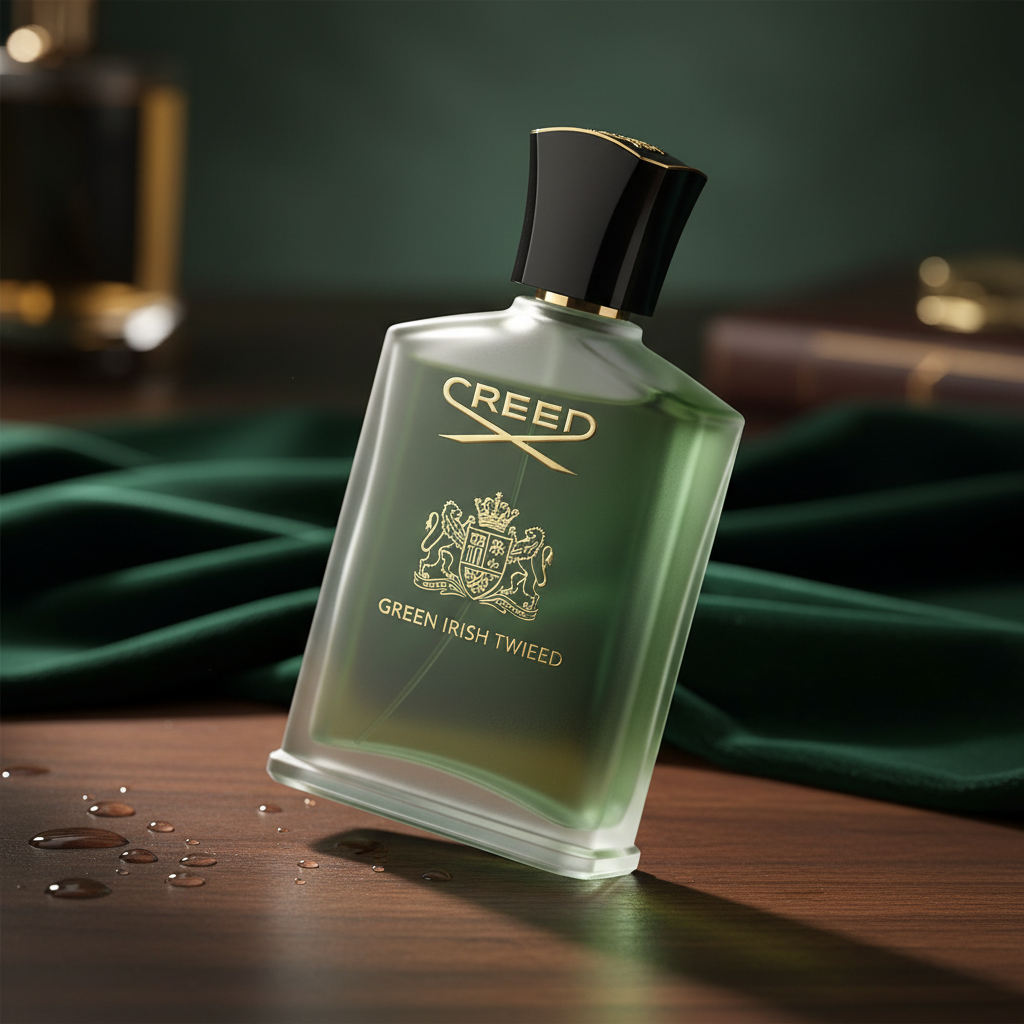 Creed Green Irish Tweed Angle View