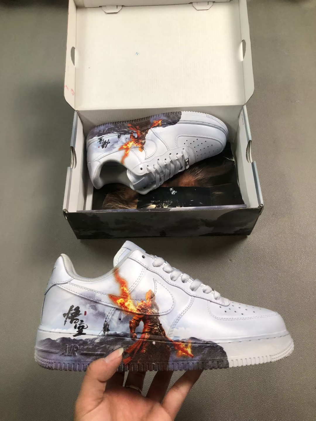 Nike Air Force 1 Custom 'Fire Warrior' Limited Edition