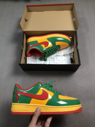 Nike Air Force 1 Low 'Rasta' Green/Yellow/Red