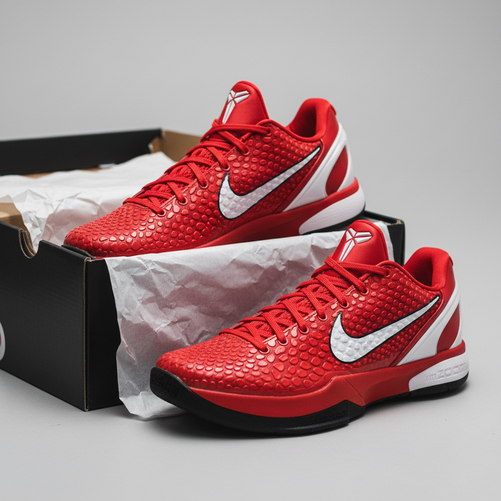 Kobe 6 Red White