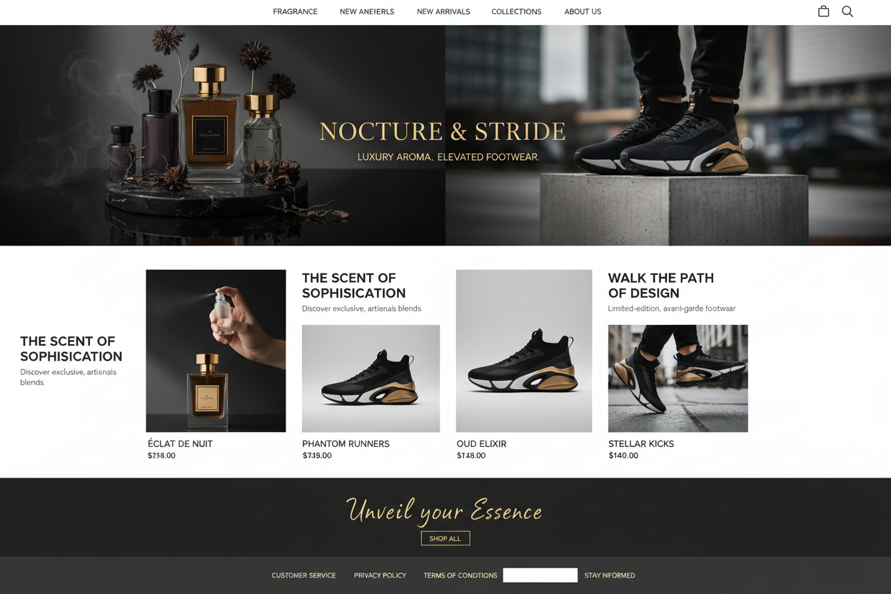 Luxury Homepage Design 1